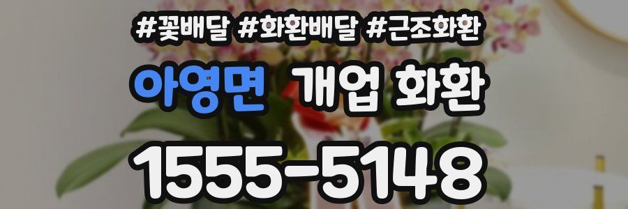아영면 개업 화환