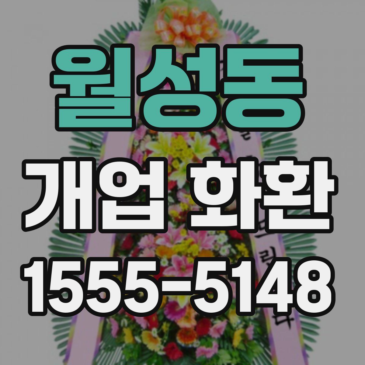 월성동 개업 화환