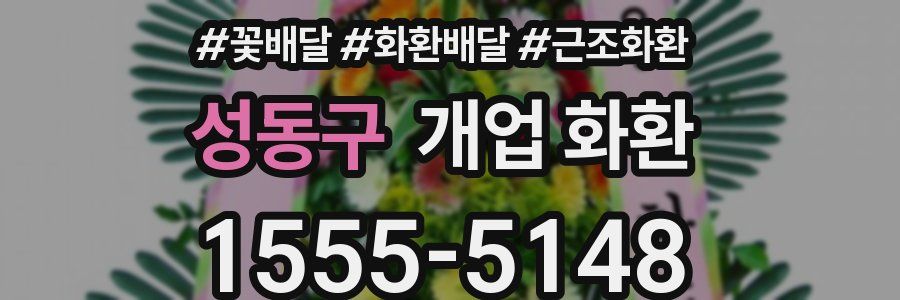 성동구 개업 화환