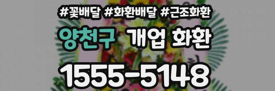 양천구 개업 화환