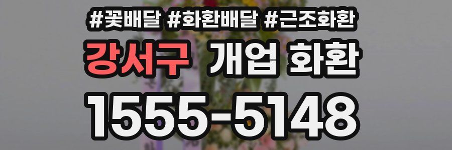 강서구 개업 화환
