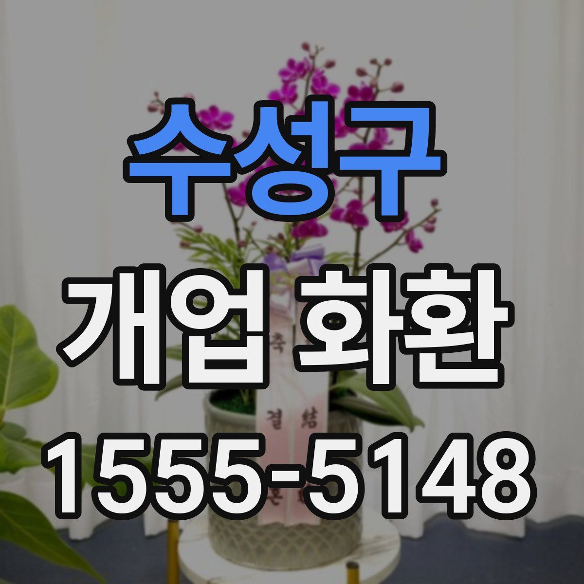 수성구 개업 화환