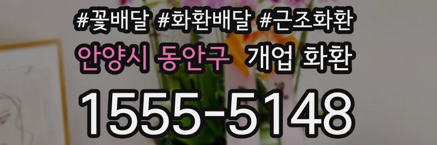 안양시 동안구 개업 화환