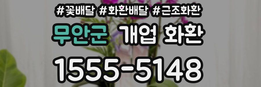 무안군 개업 화환