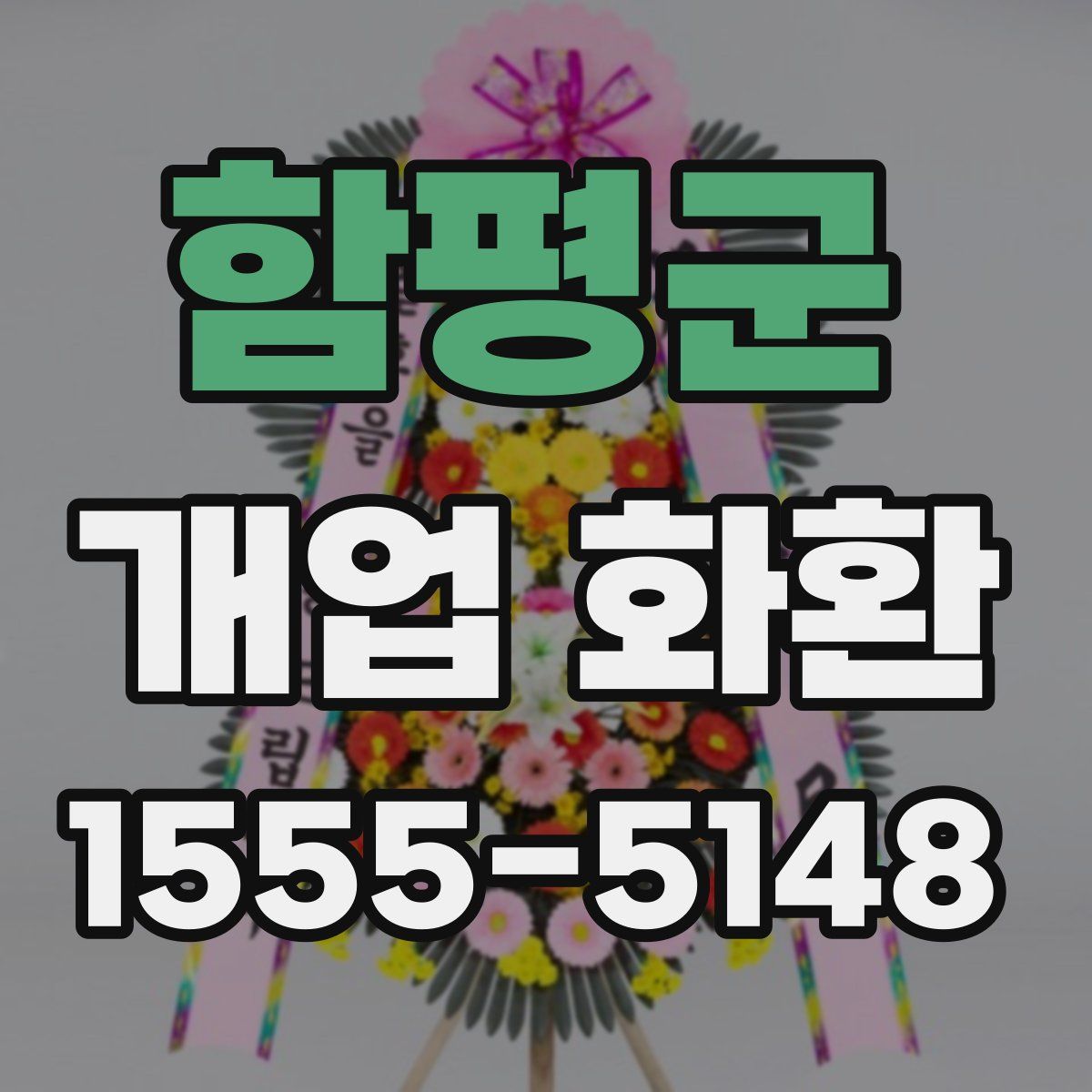 함평군 개업 화환