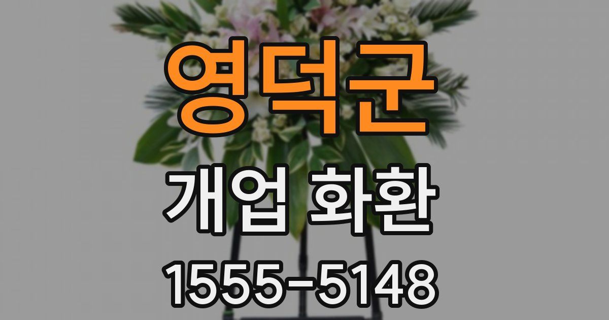 영덕군 개업 화환