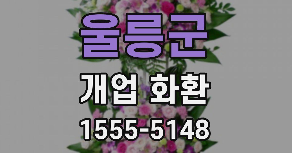 울릉군 개업 화환