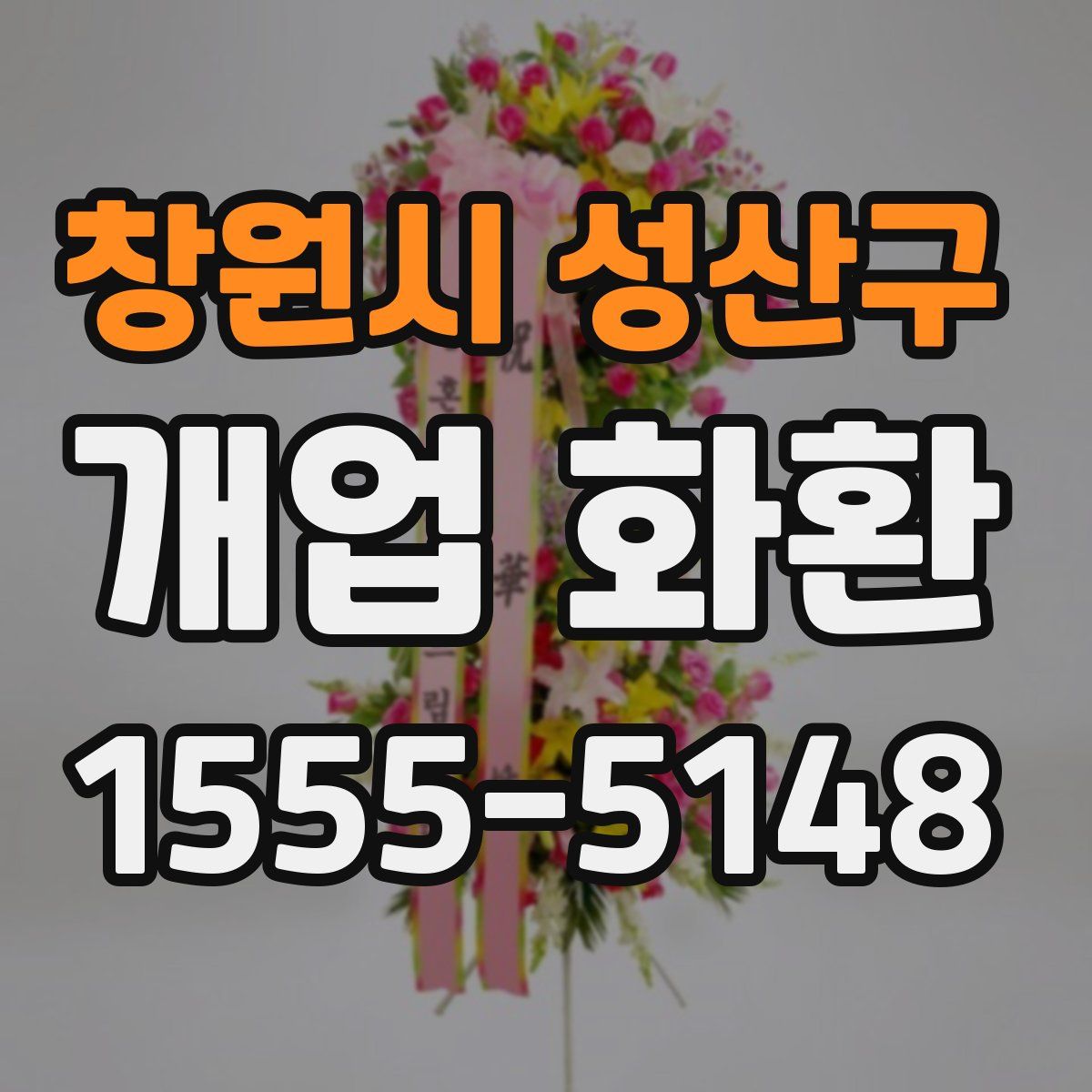 창원시 성산구 개업 화환