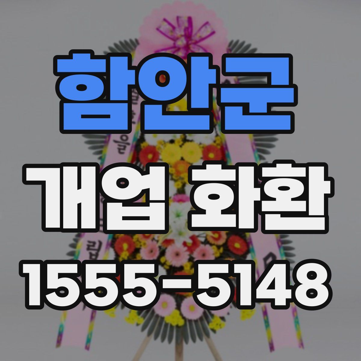 함안군 개업 화환