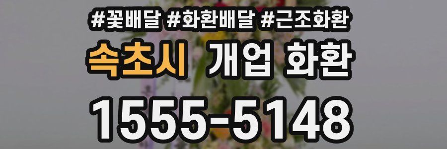 속초시 개업 화환