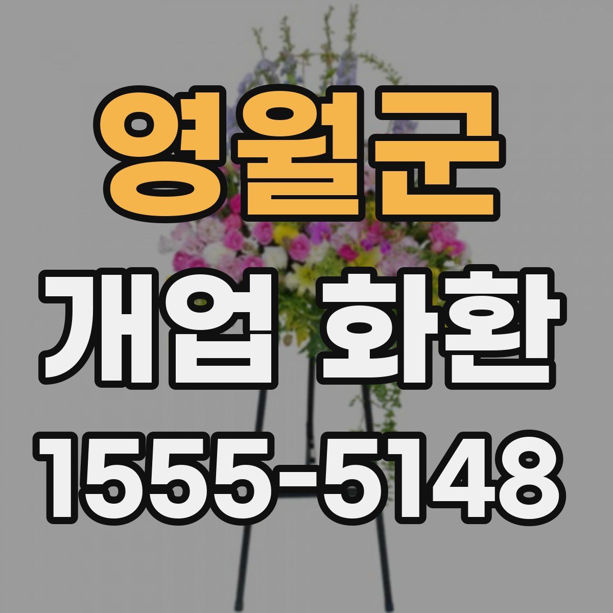 영월군 개업 화환