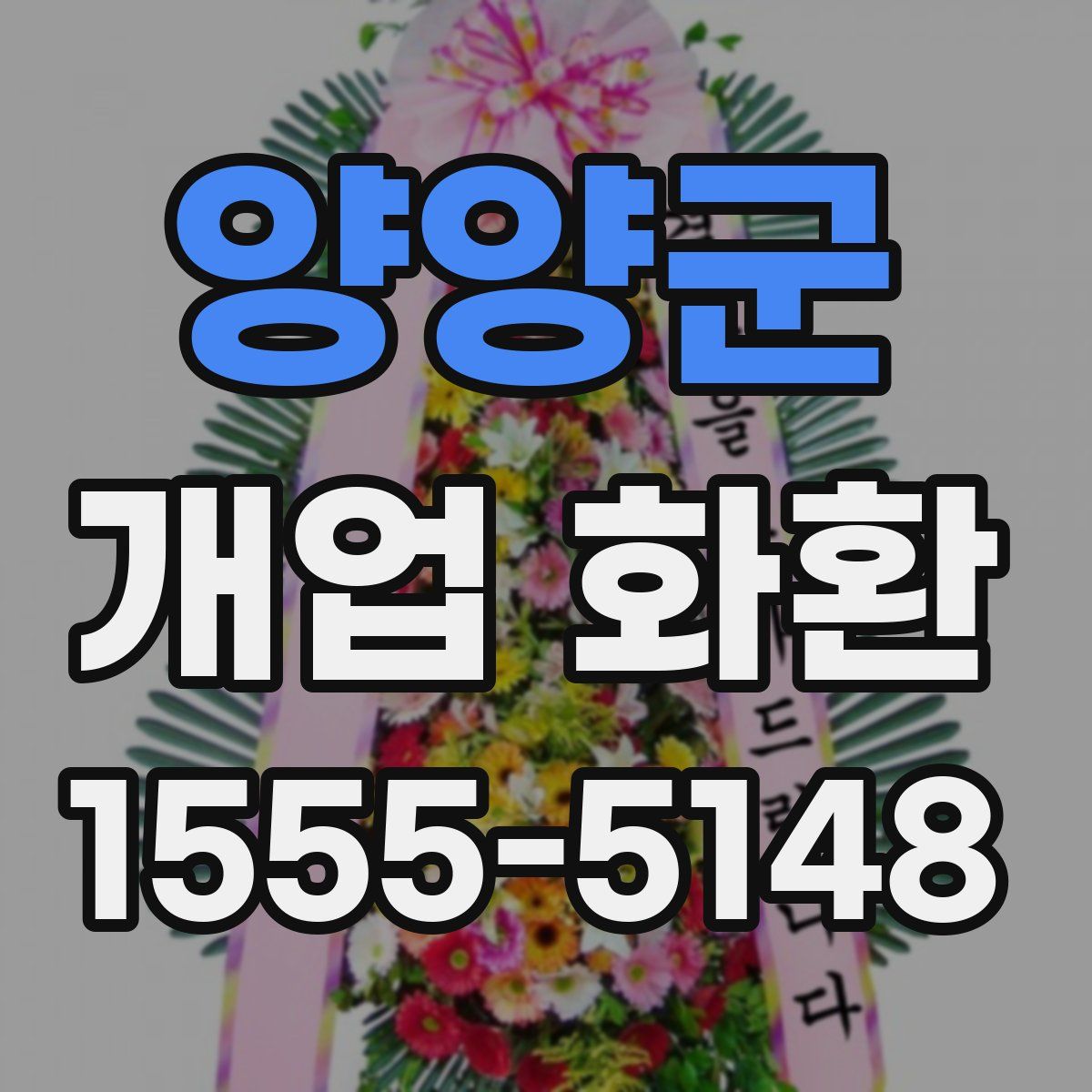 양양군 개업 화환