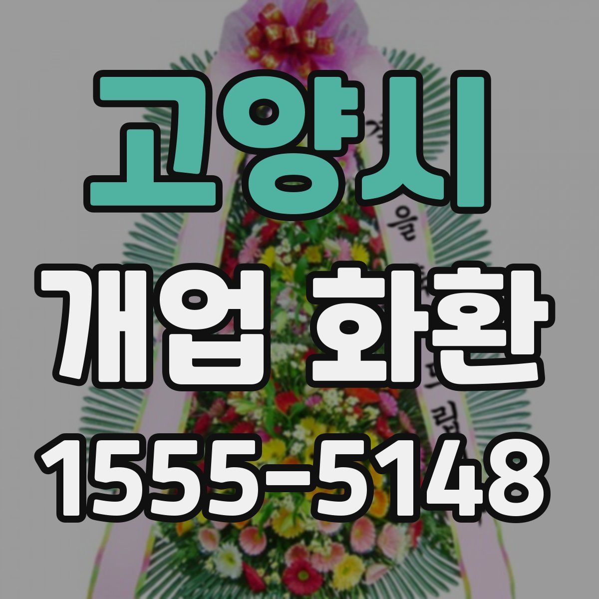 고양시 개업 화환