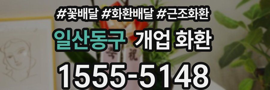 일산동구 개업 화환