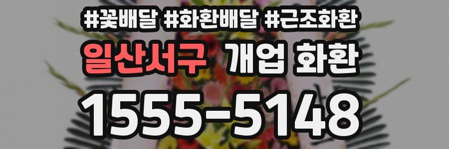 일산서구 개업 화환