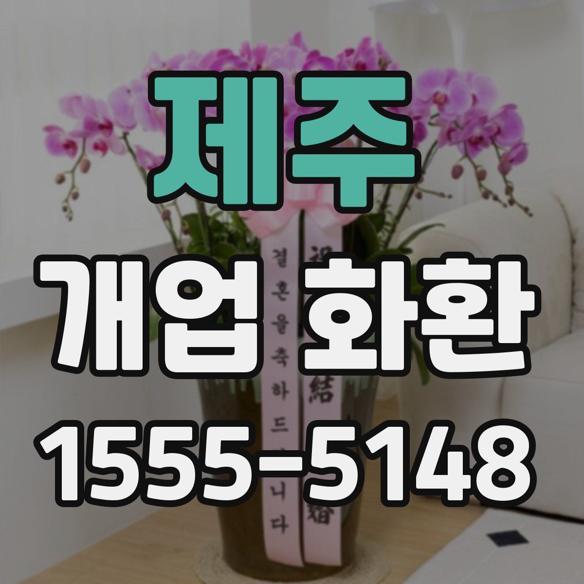 제주 개업 화환