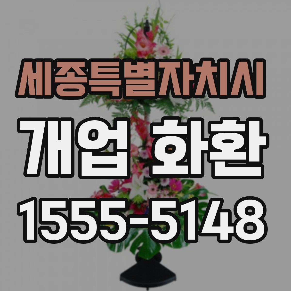 세종특별자치시 개업 화환