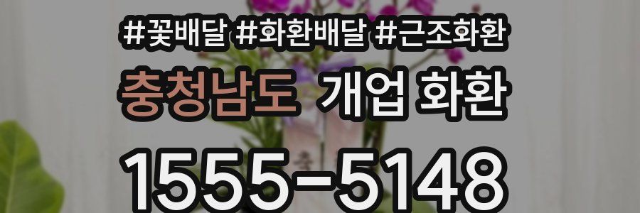 충청남도 개업 화환