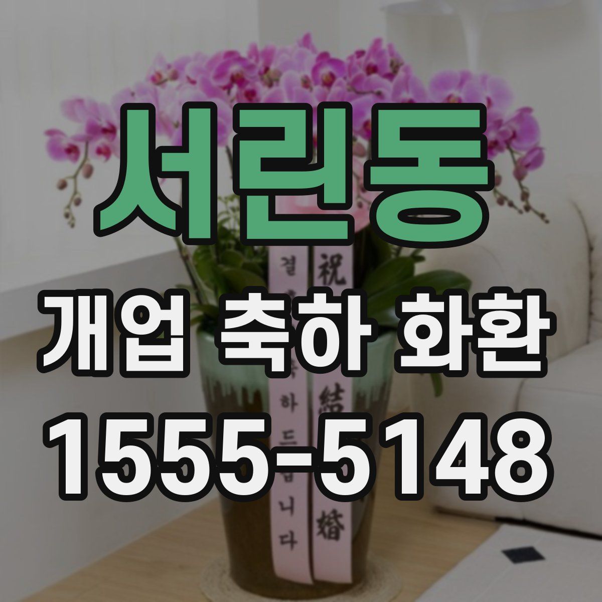 서린동 개업 축하 화환
