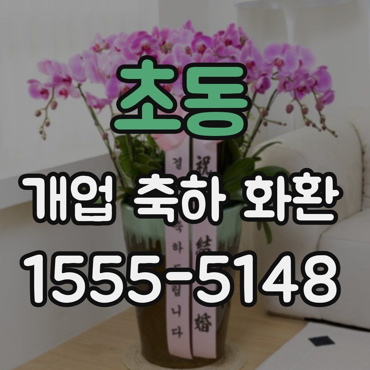 초동 개업 축하 화환 영업시간 외 배송 가능 여부