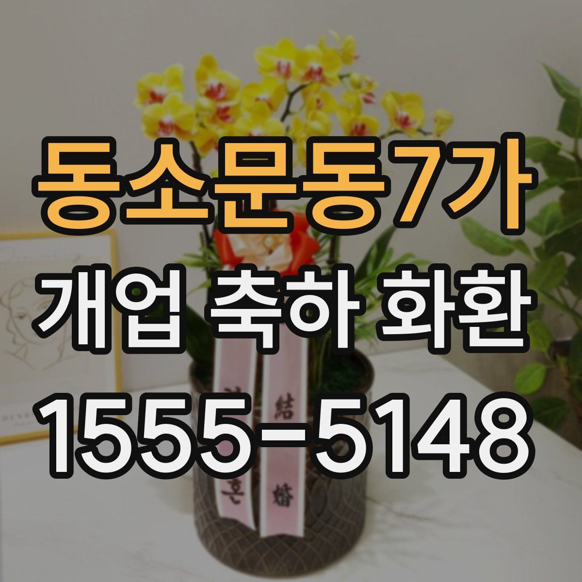 동소문동7가 개업 축하 화환