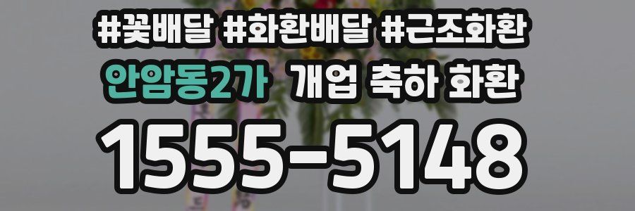 안암동2가 개업 축하 화환