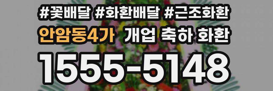 안암동4가 개업 축하 화환