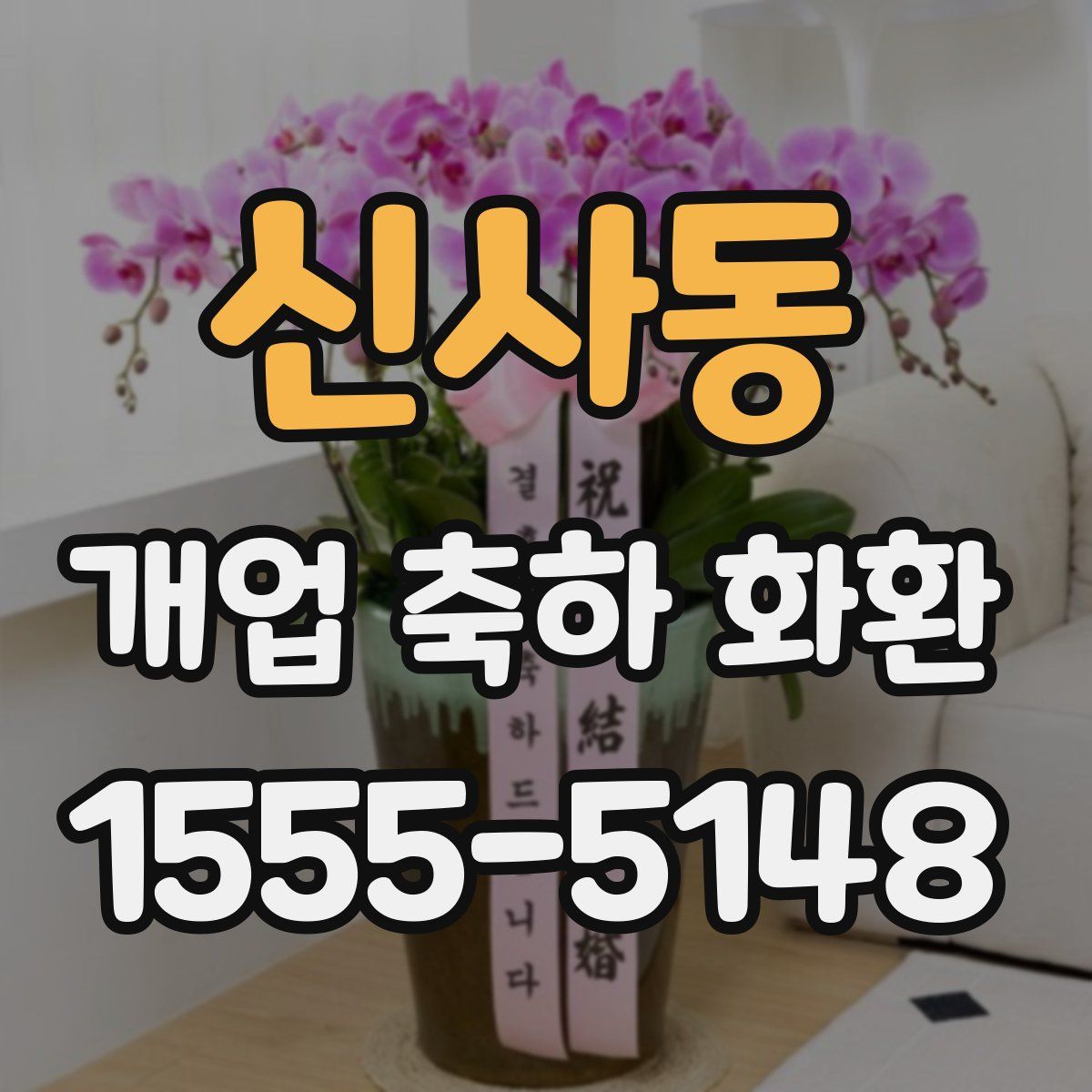 신사동 개업 축하 화환