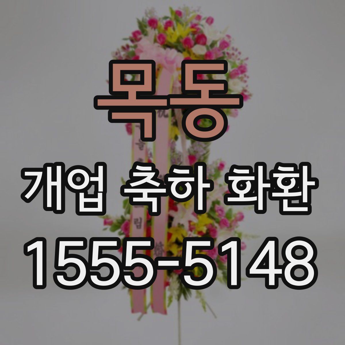 목동 개업 축하 화환