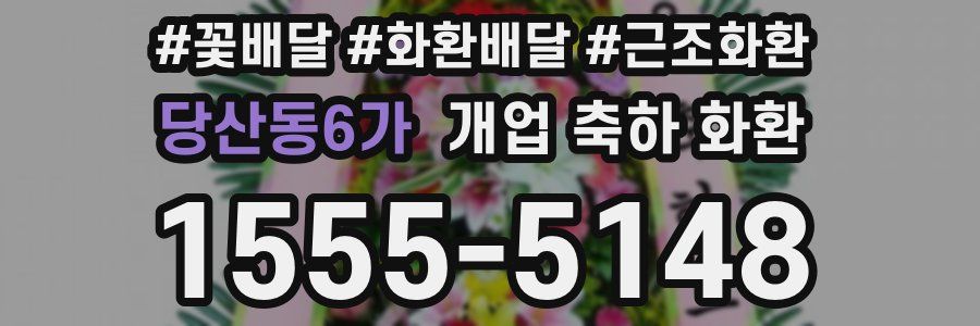 당산동6가 개업 축하 화환