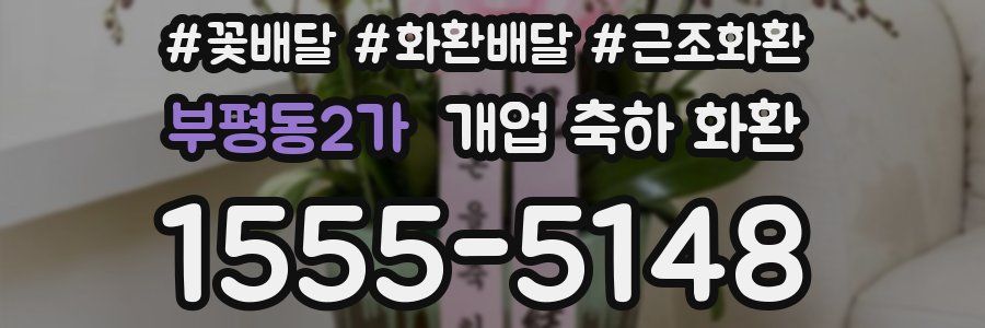 부평동2가 개업 축하 화환