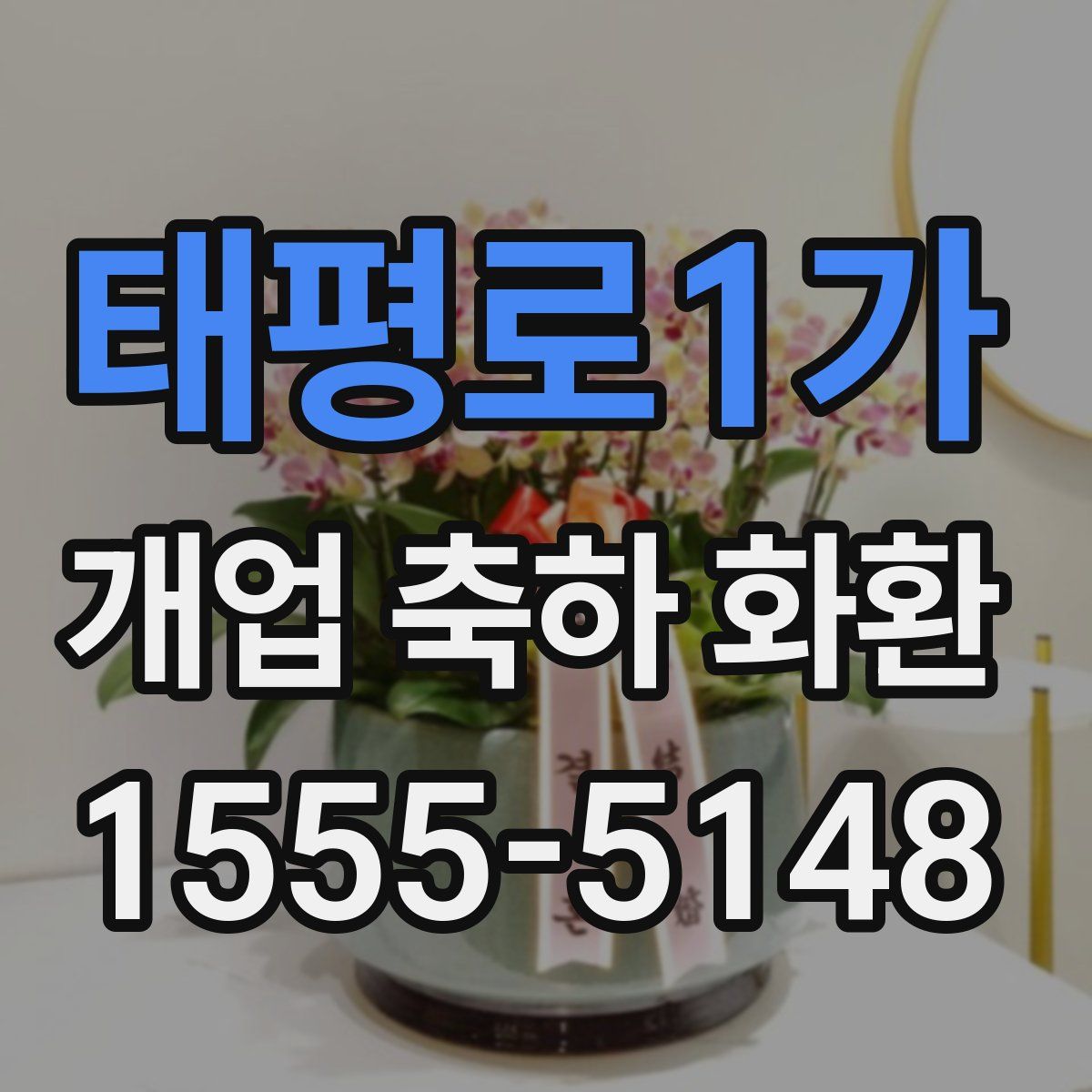 태평로1가 개업 축하 화환