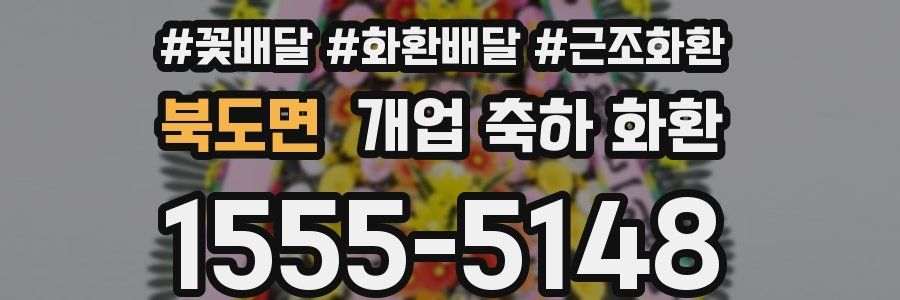 북도면 개업 축하 화환