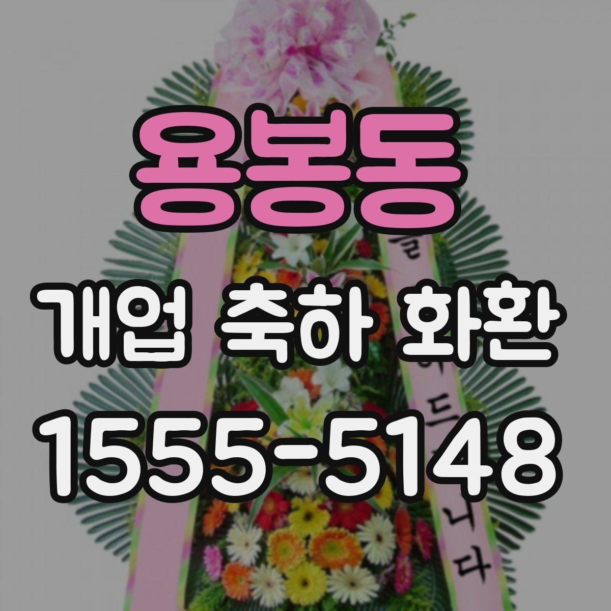 용봉동 개업 축하 화환 가격대별 구성 살펴보기