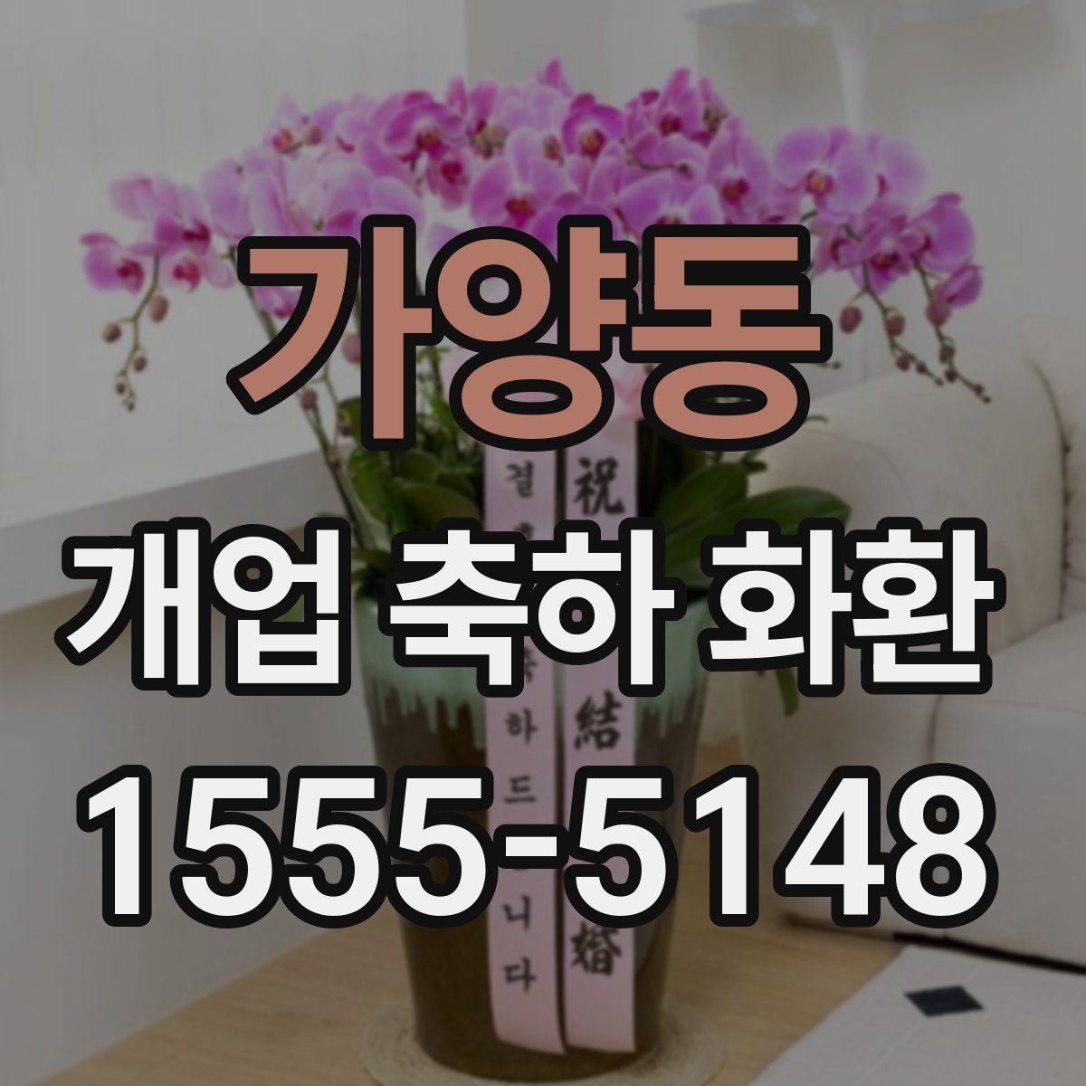 가양동 개업 축하 화환