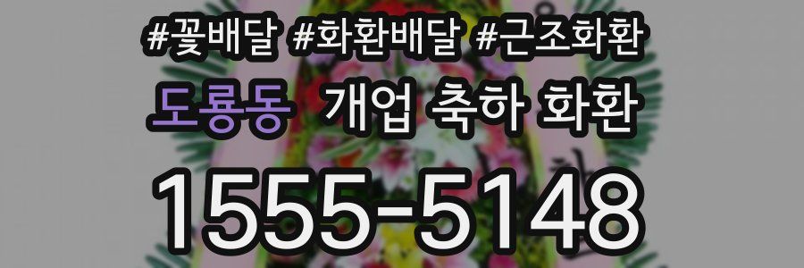 도룡동 개업 축하 화환
