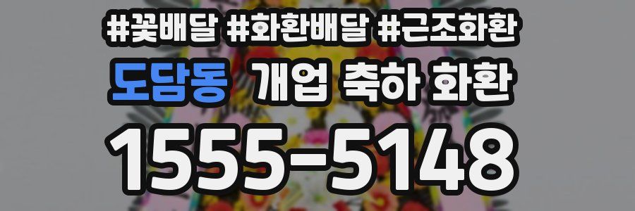 도담동 개업 축하 화환