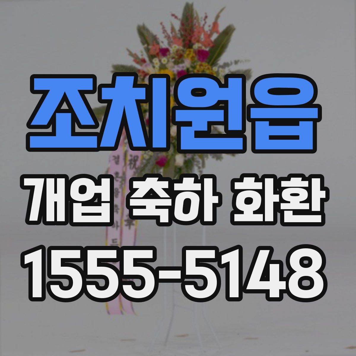 조치원읍 개업 축하 화환