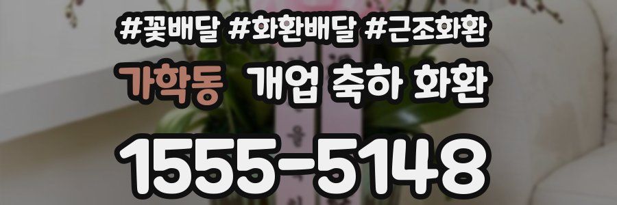 가학동 개업 축하 화환