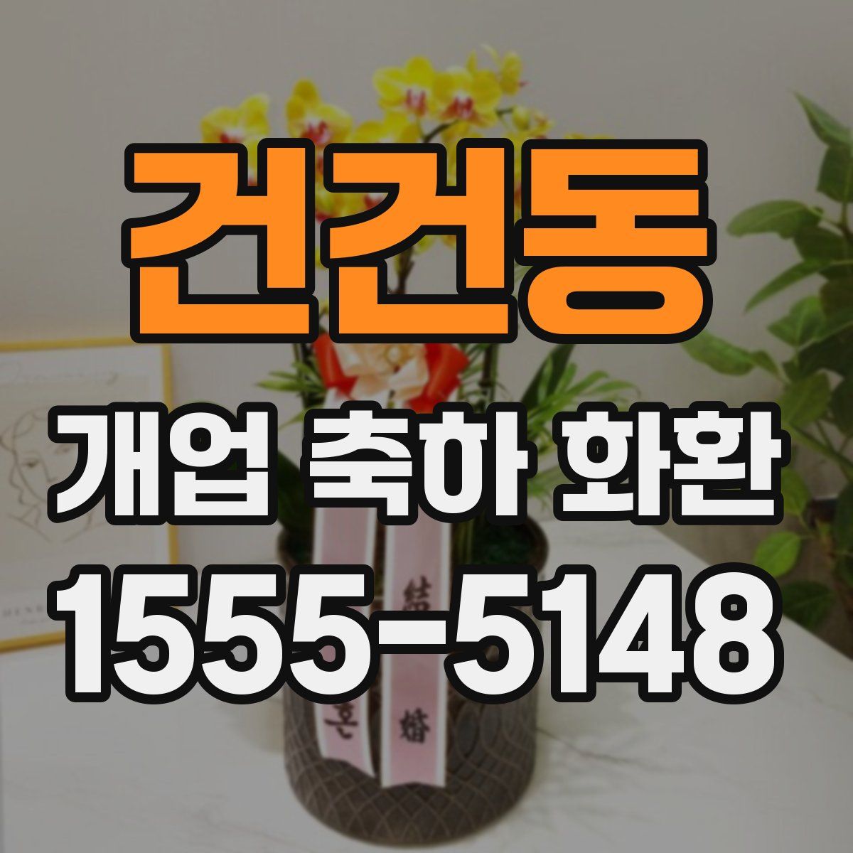 건건동 개업 축하 화환