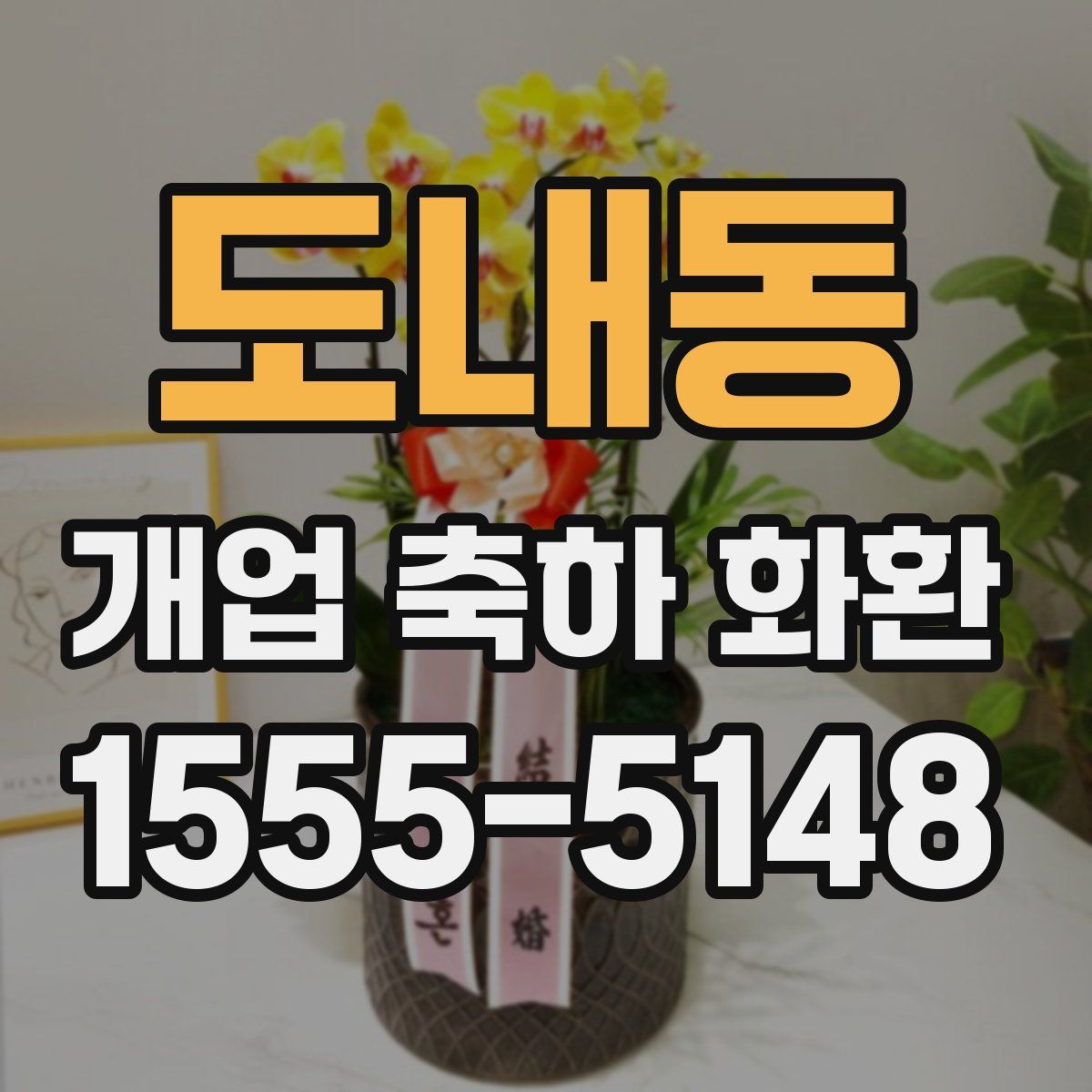 도내동 개업 축하 화환