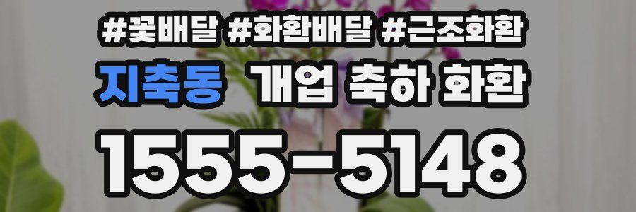 지축동 개업 축하 화환