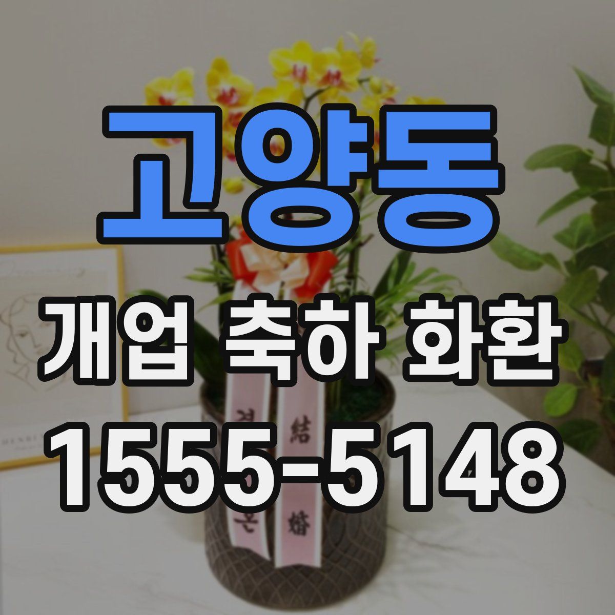 고양동 개업 축하 화환