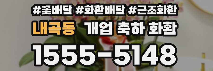 내곡동 개업 축하 화환