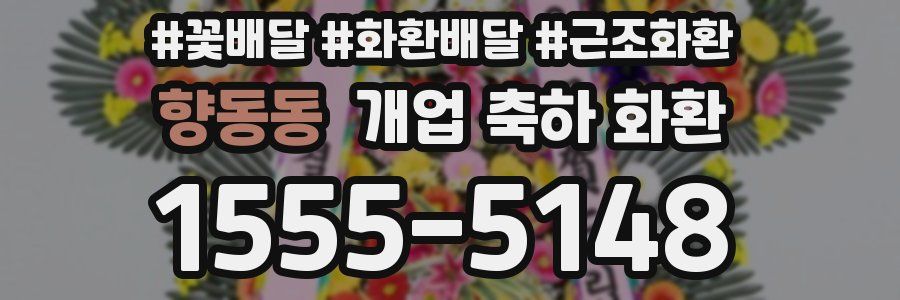 향동동 개업 축하 화환