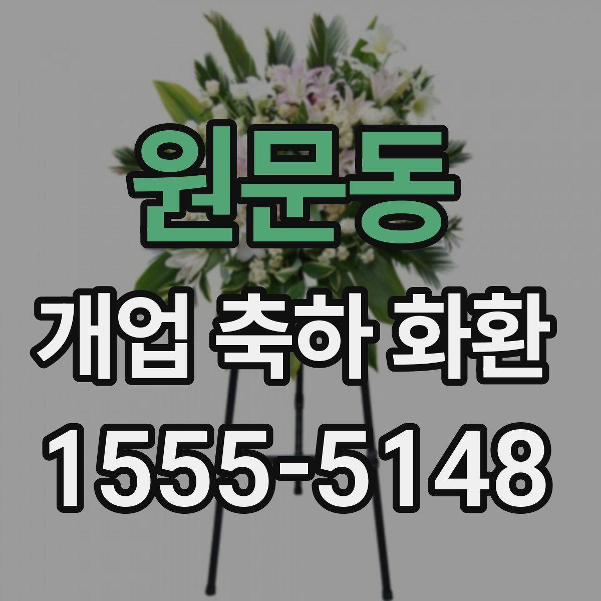 원문동 개업 축하 화환 지역별 배송 특성 알아보기