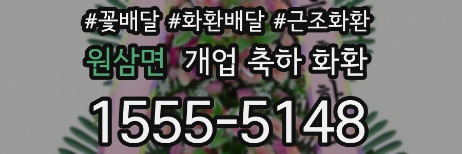 원삼면 개업 축하 화환