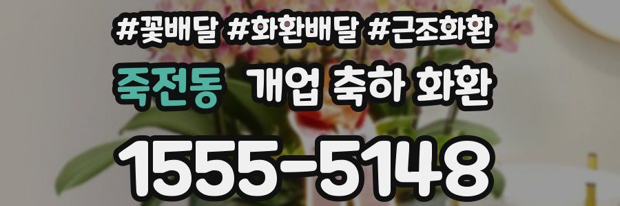 죽전동 개업 축하 화환