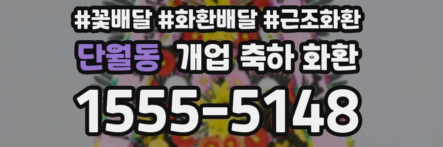 단월동 개업 축하 화환