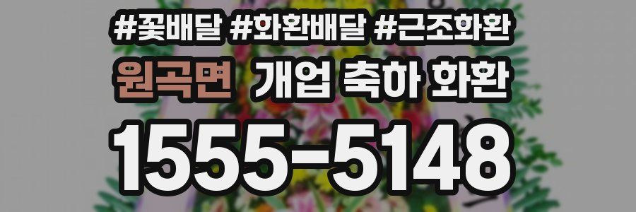 원곡면 개업 축하 화환